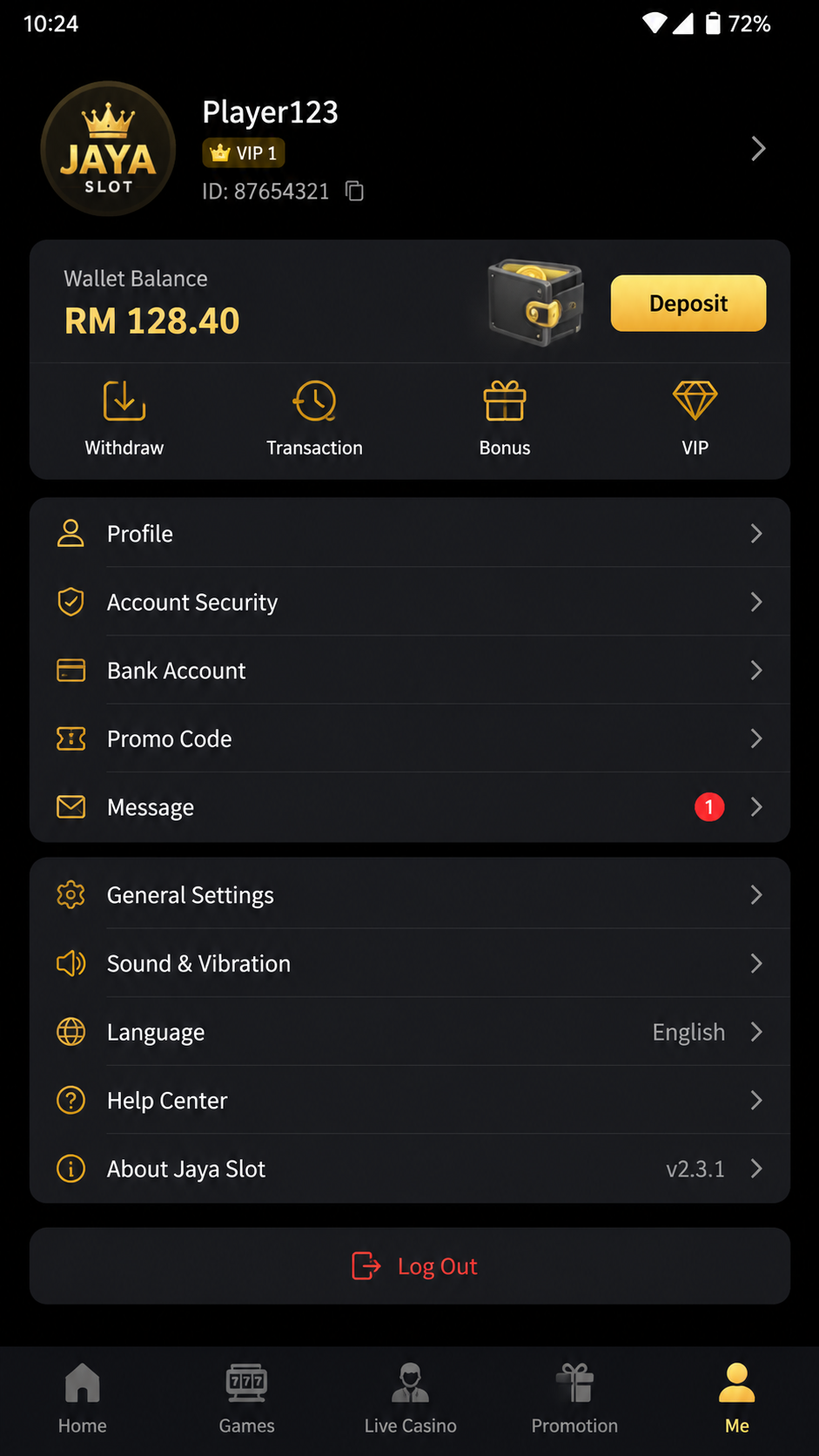 Jaya Slot screenshot 3
