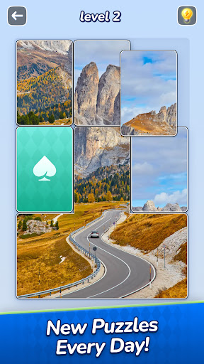 Jigsawcard Solitaire Puzzle screenshot 1
