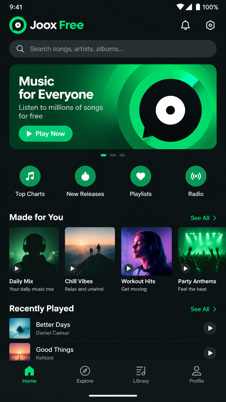 Joox Free screenshot 2