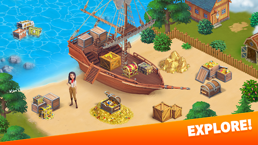 Tangkapan layar Klondike Adventures: Farm Game 9