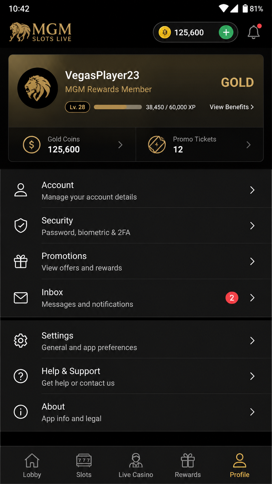 MGM Slots Live - Real Rewards screenshot 3