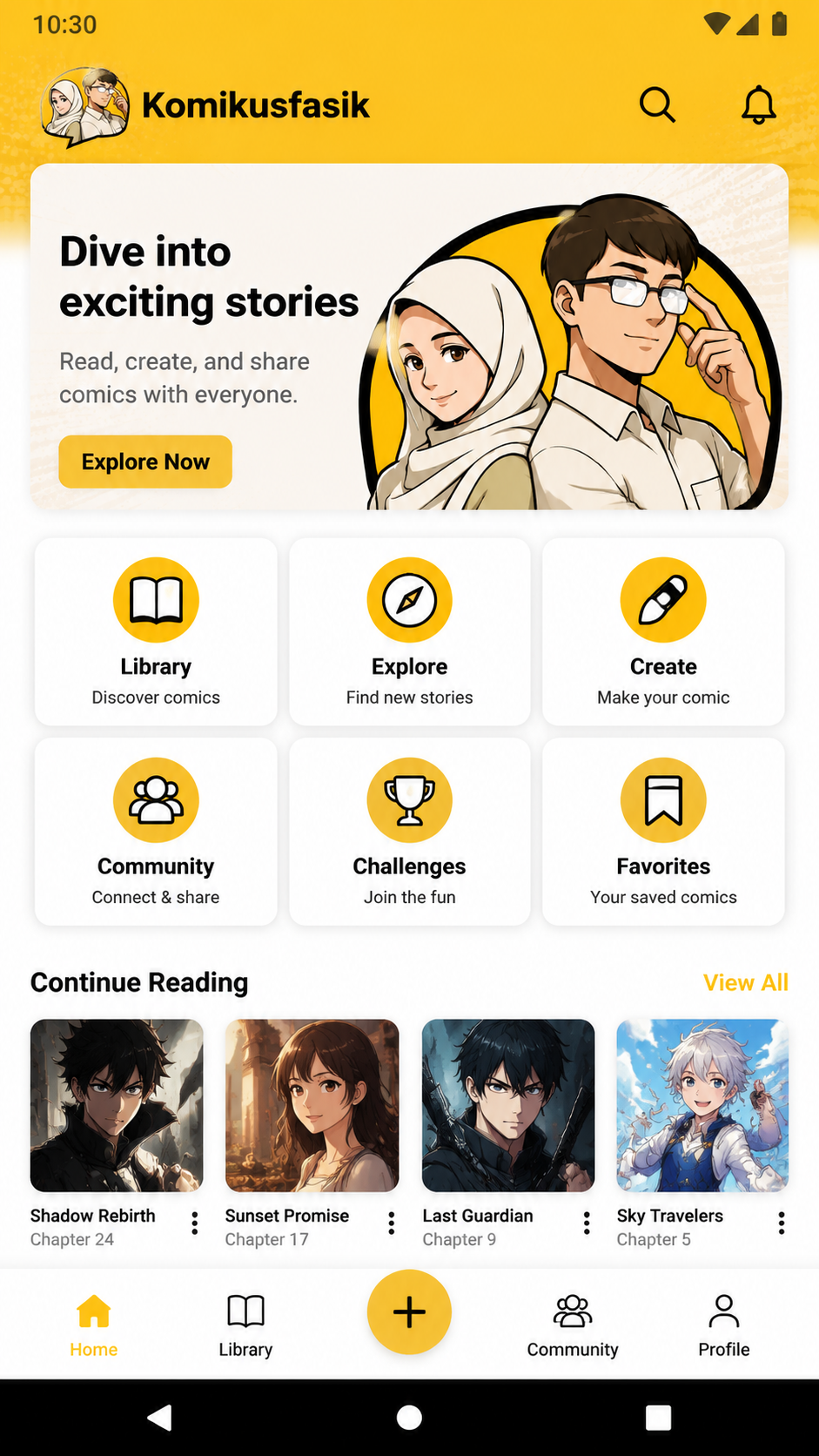 Komikusfasik screenshot 2