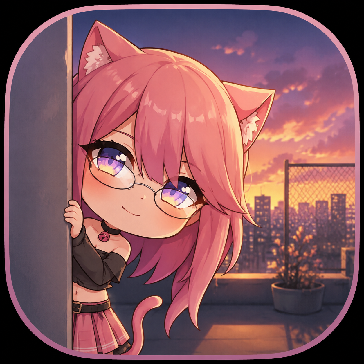 Kucing Pink icon