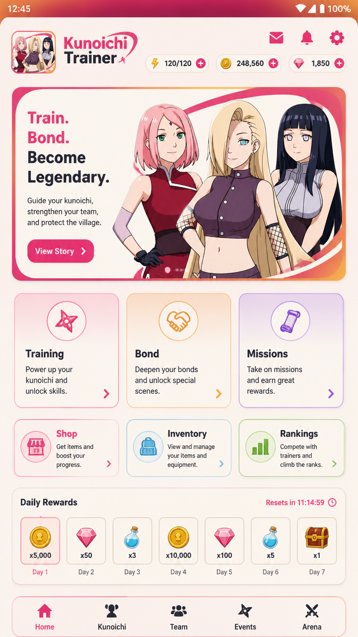 Kunoichi Trainer screenshot 2
