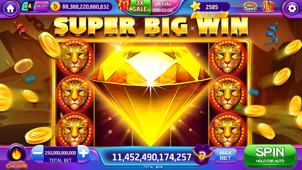 Tangkapan layar Lava Slots - Casino Games 2