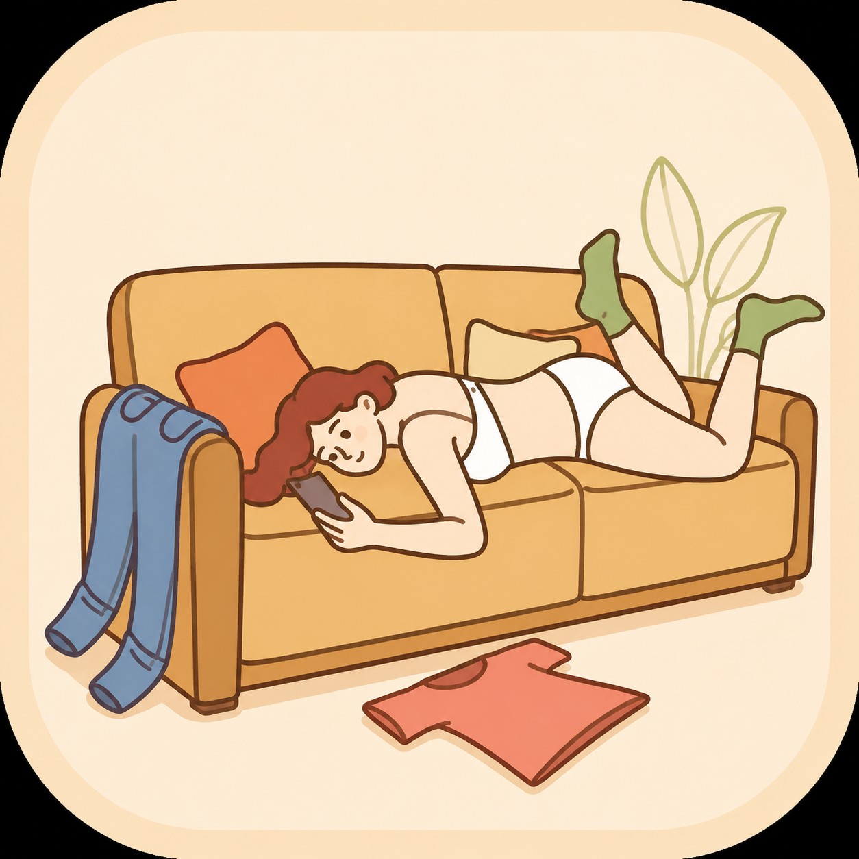 Lazy Girl icon