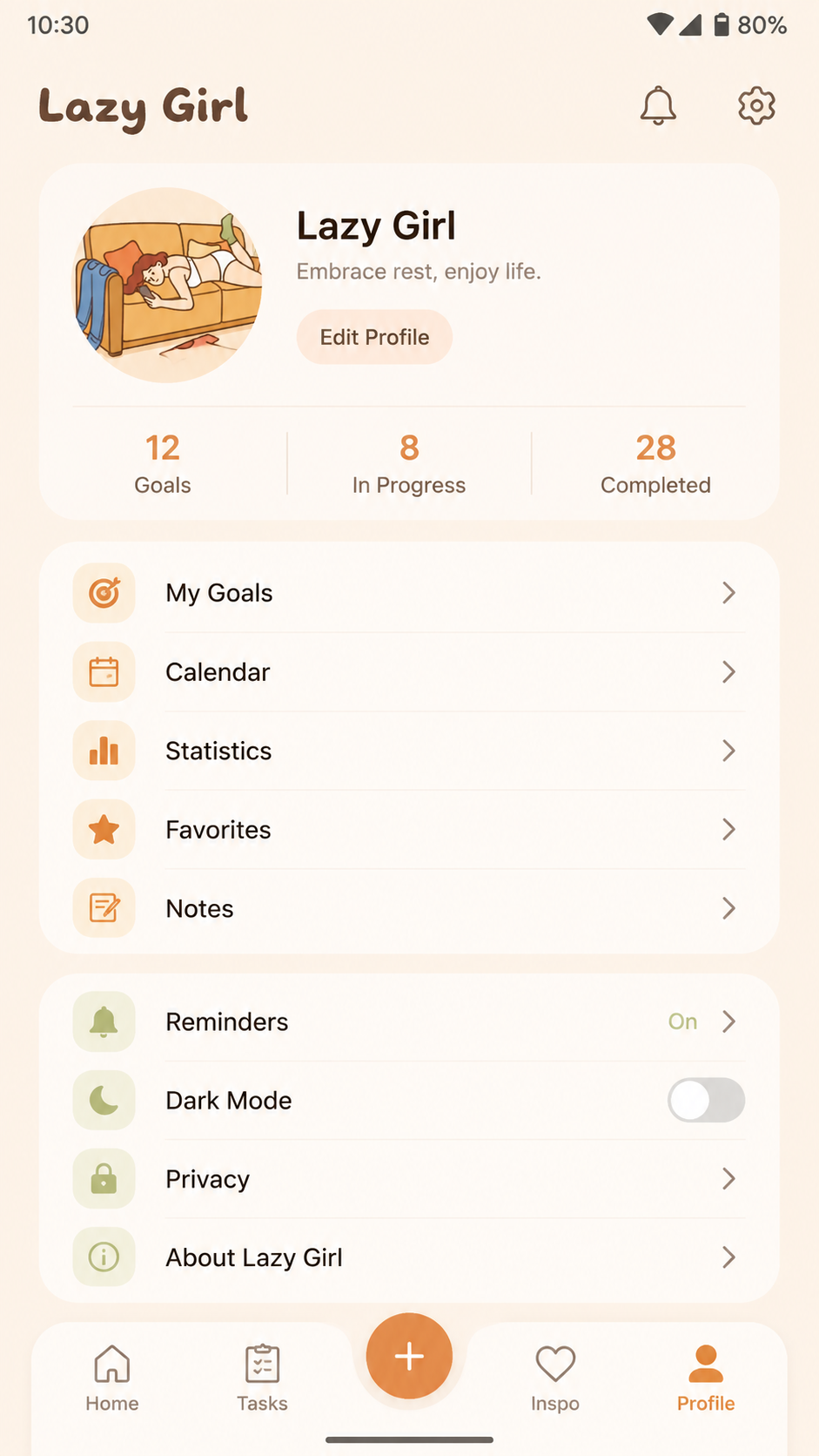 Lazy Girl screenshot 3