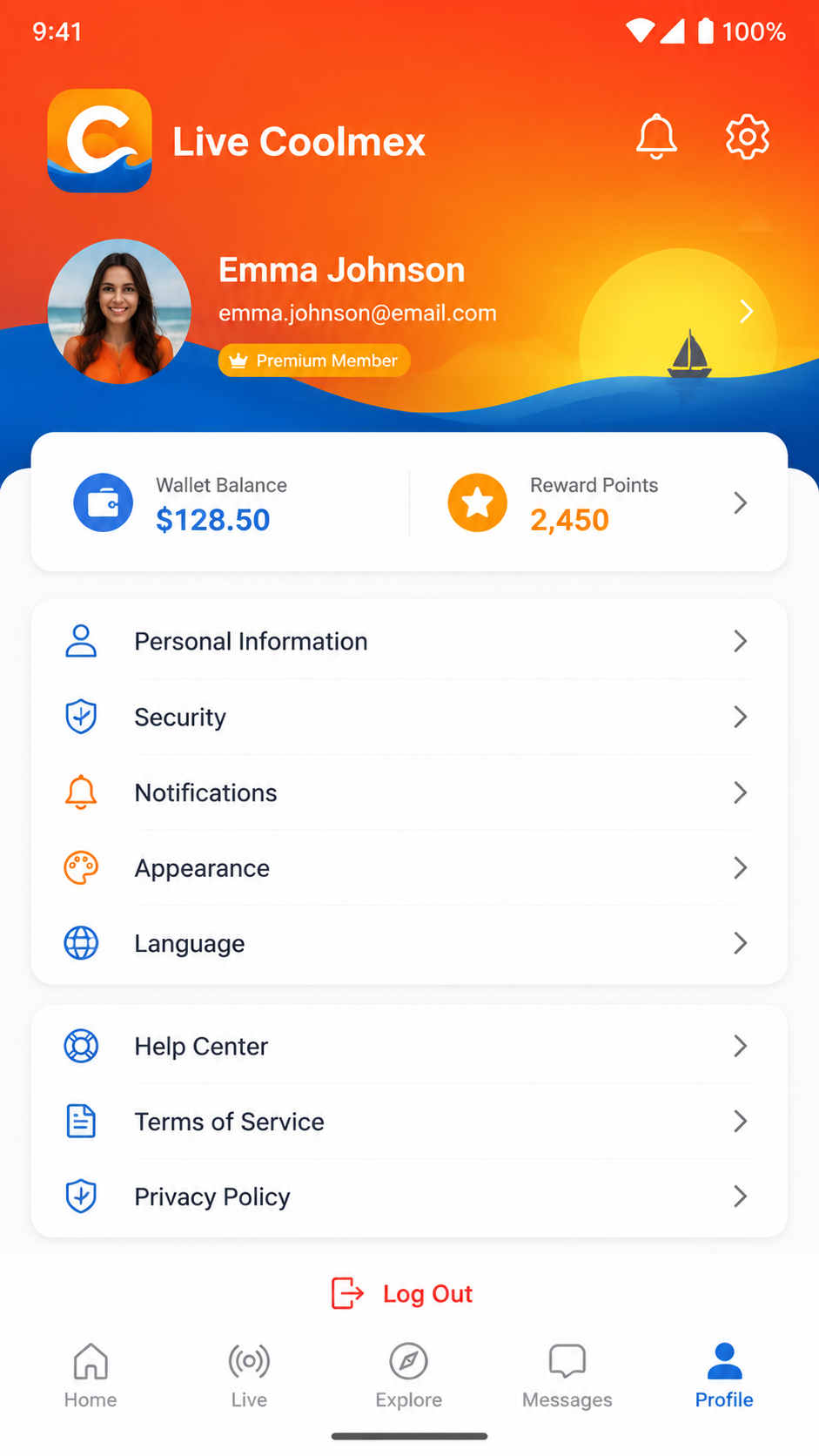 Live Coolmex screenshot 3