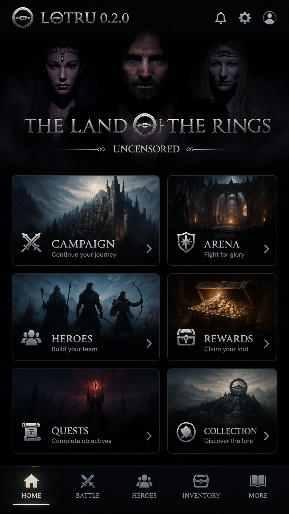 LOTRU 0.2.0 screenshot 2