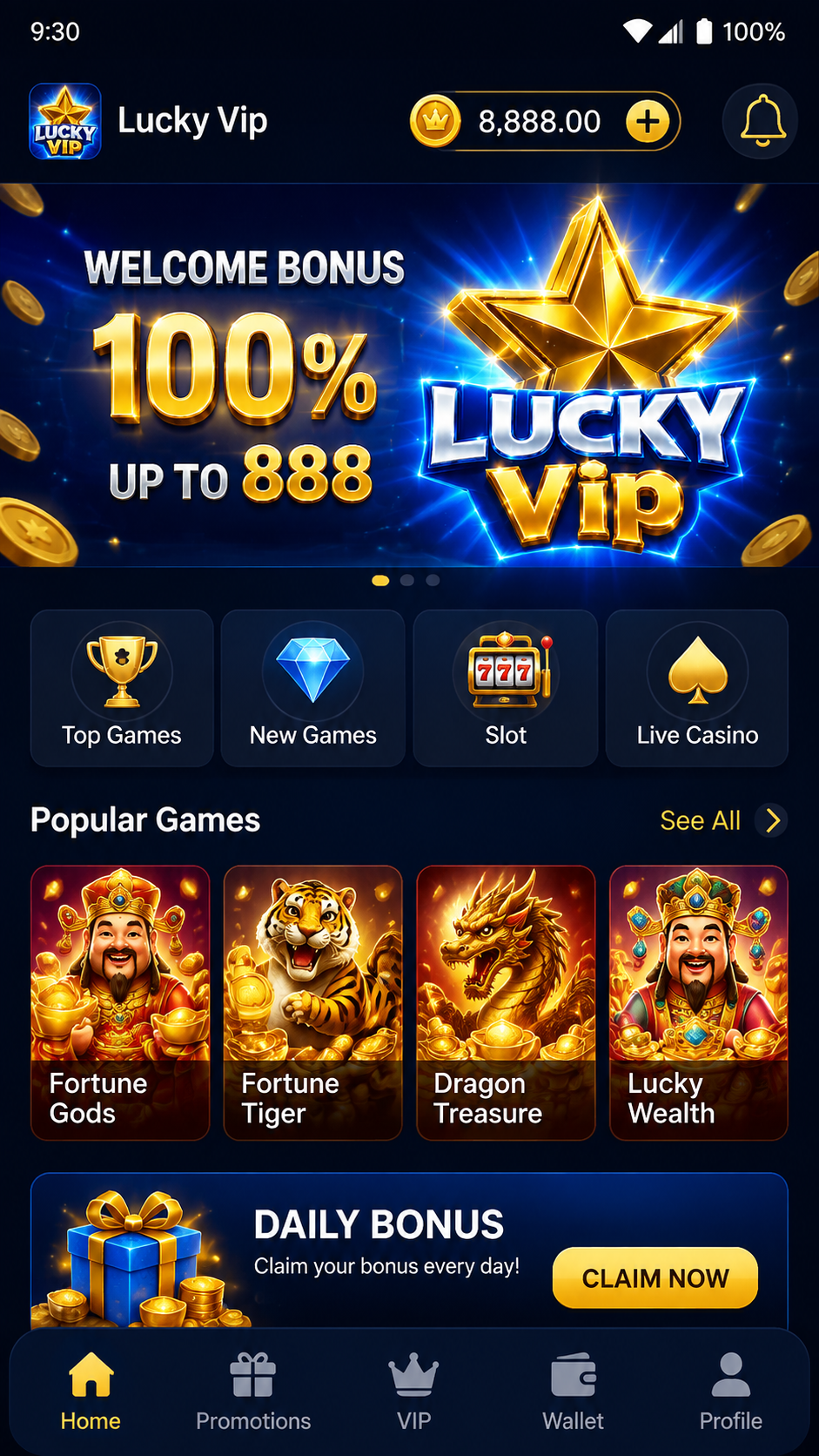 Lucky Vip screenshot 1