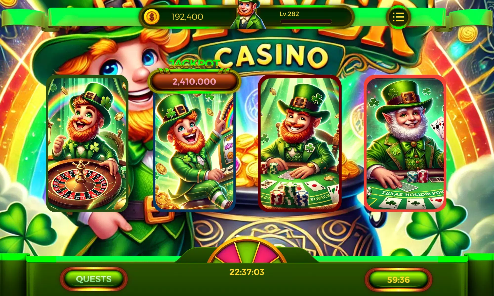 Lucky Clover Casino screenshot 1