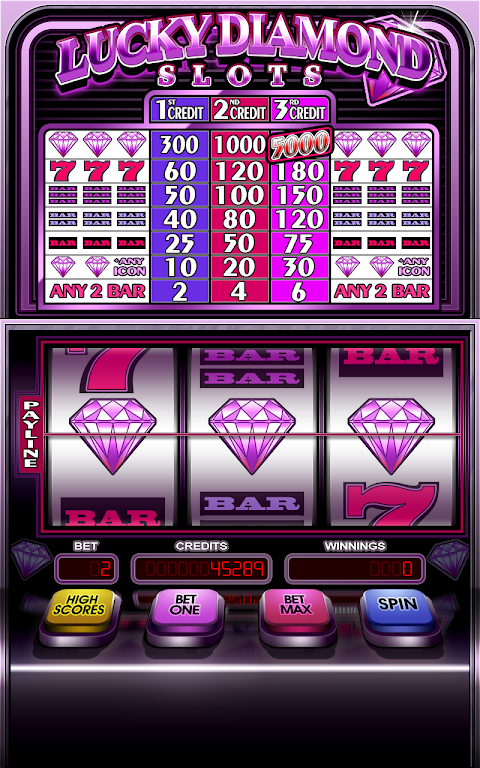 Tangkapan layar Lucky Diamond Slots 2