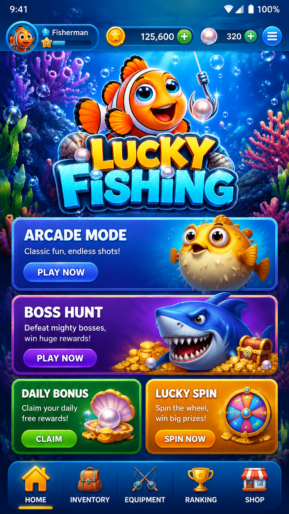 Lucky Fishing screenshot 2