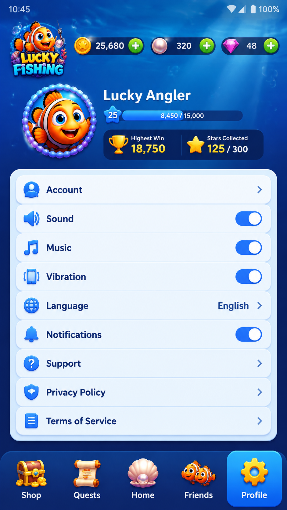 Lucky Fishing screenshot 3