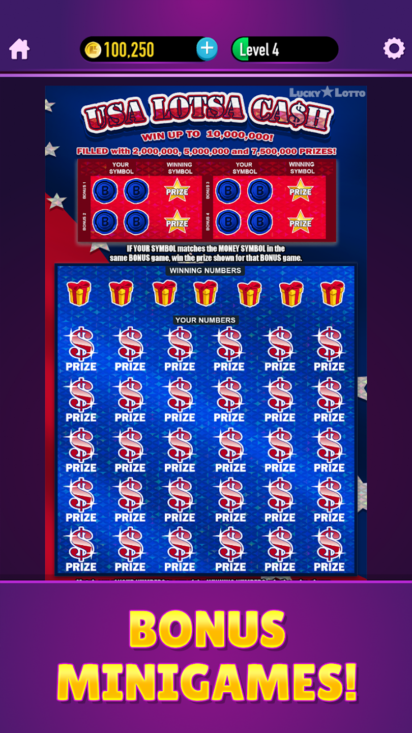 Lucky Lotto - Mega Scratch Off screenshot 2