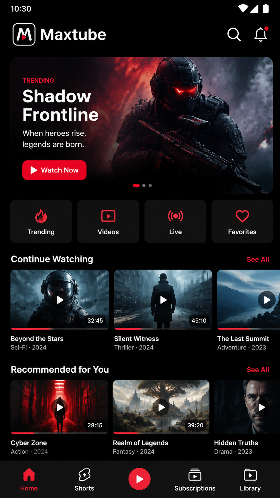 Maxtube screenshot 2