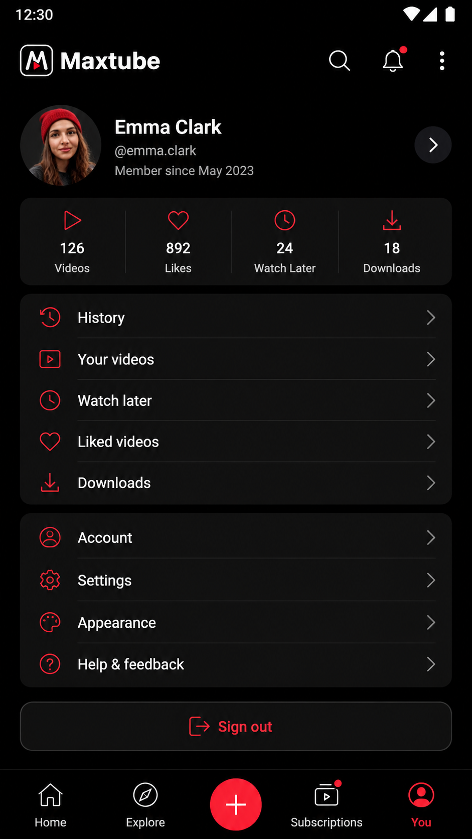 Maxtube screenshot 3