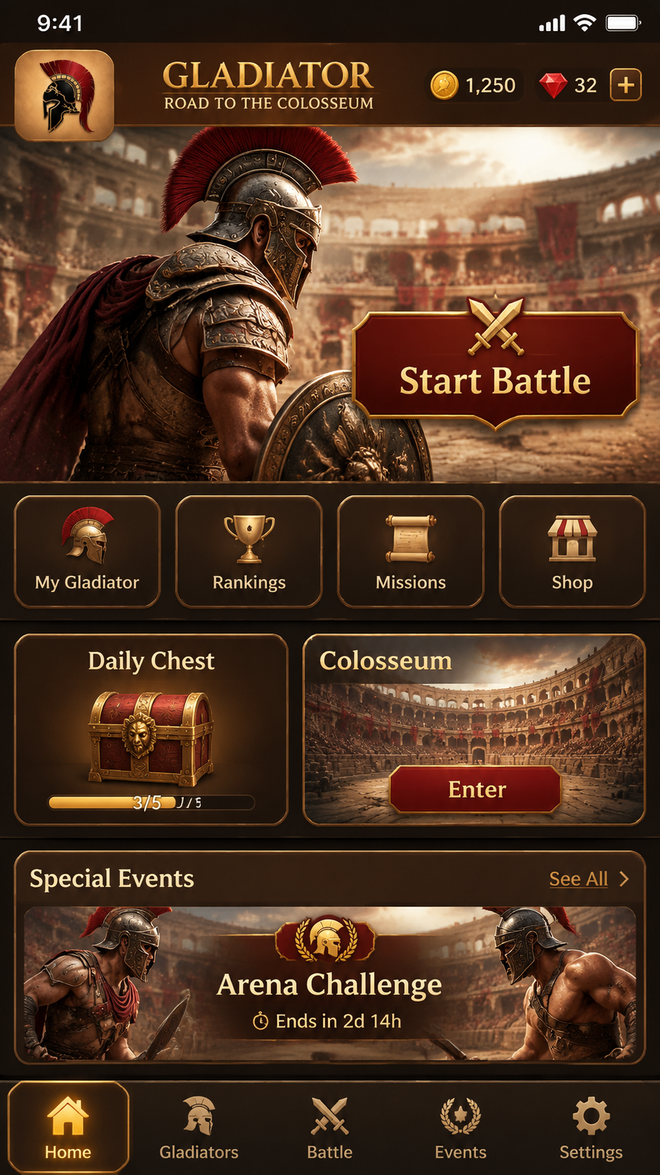 Gladiator Road To The Colosseum screenshot 1