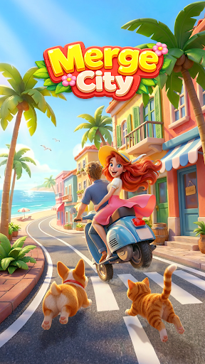 Merge City - Travel & Story screenshot 1