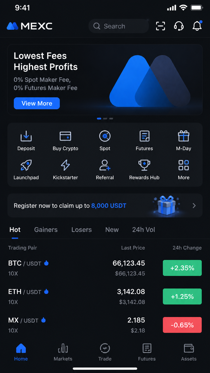 Mexc screenshot 1