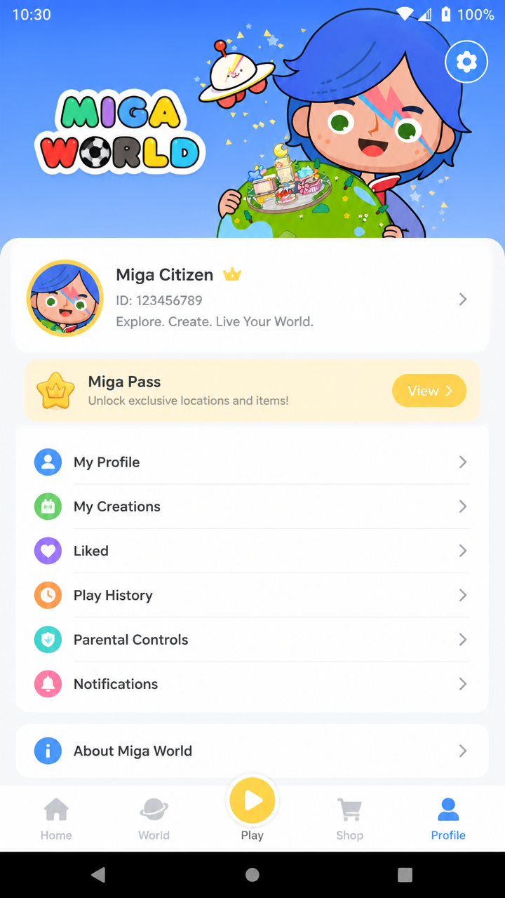 Miga World screenshot 3