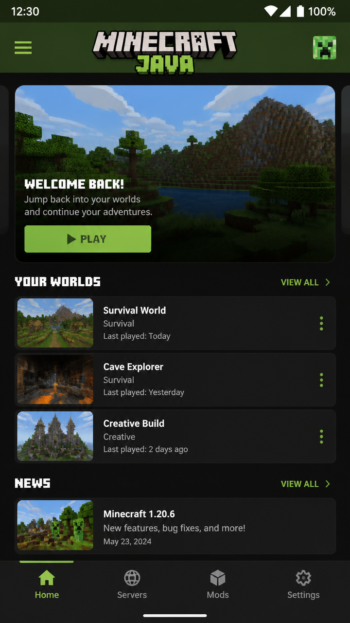Minecraft Java screenshot 1