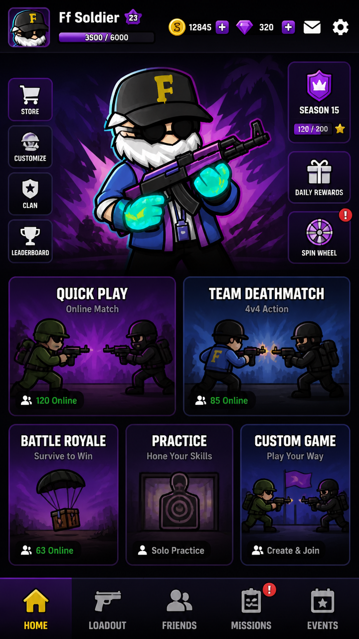 Mini Militia Ff screenshot 2