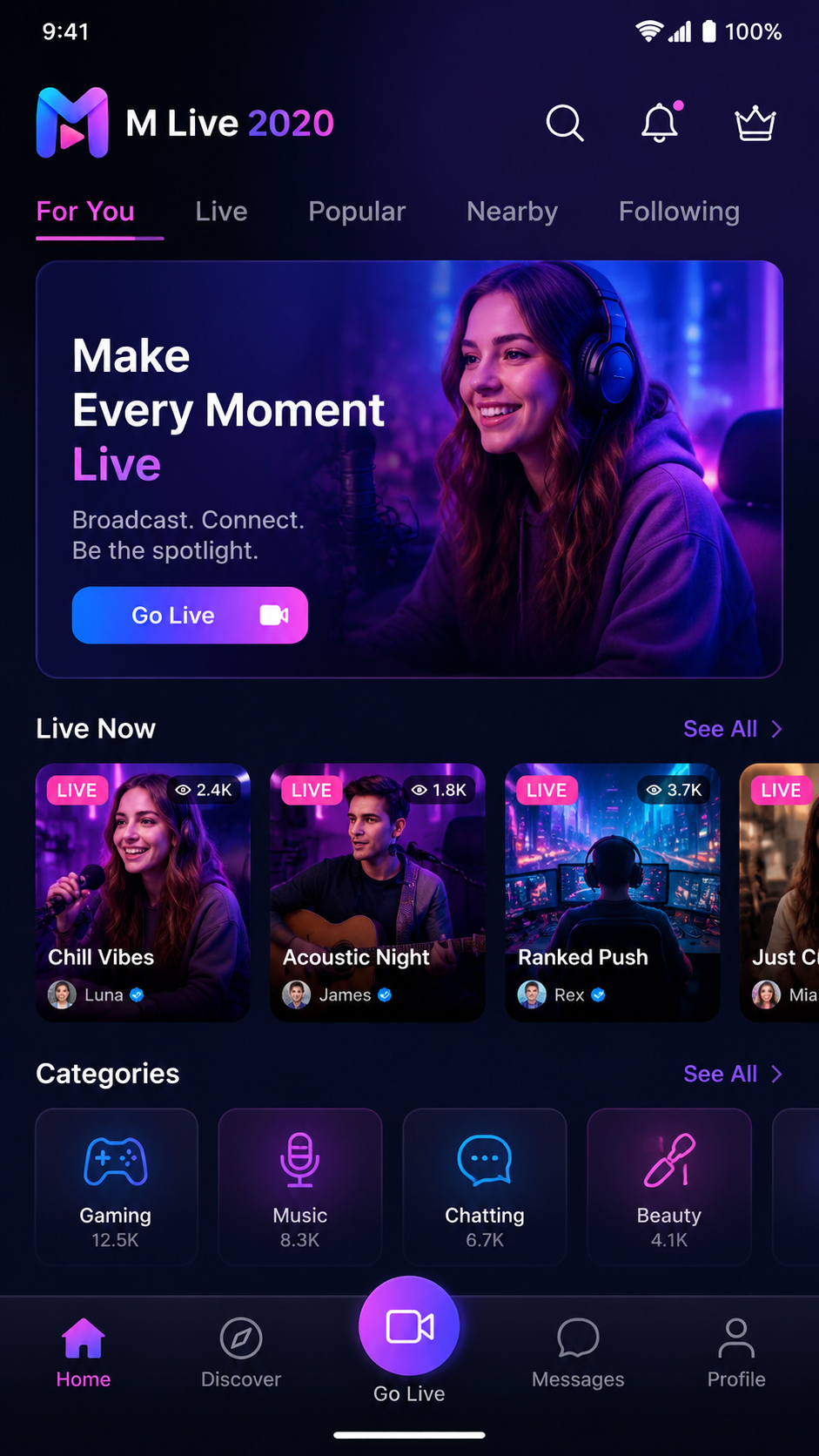 M Live 2020 screenshot 1