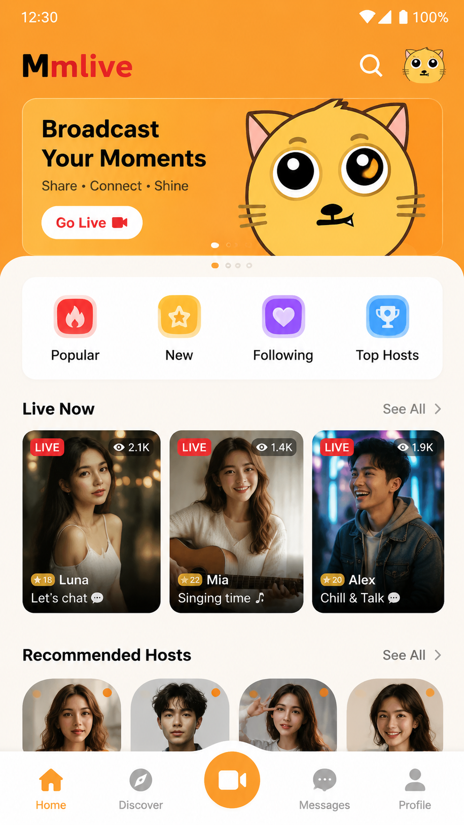 Mmlive screenshot 1