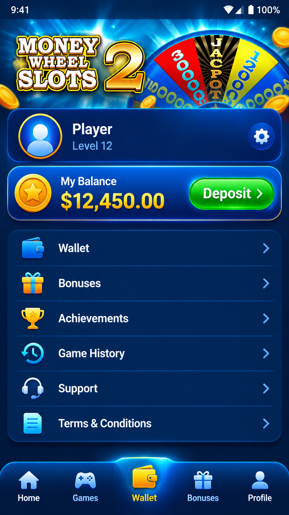 Money Wheel Slot Machine 2 screenshot 3