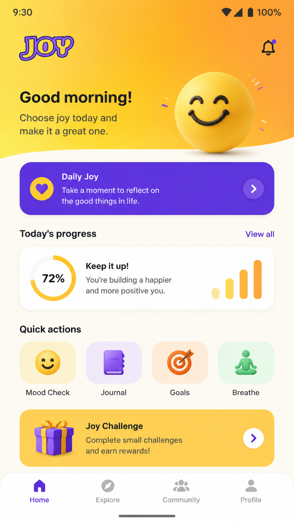 Joy screenshot 1