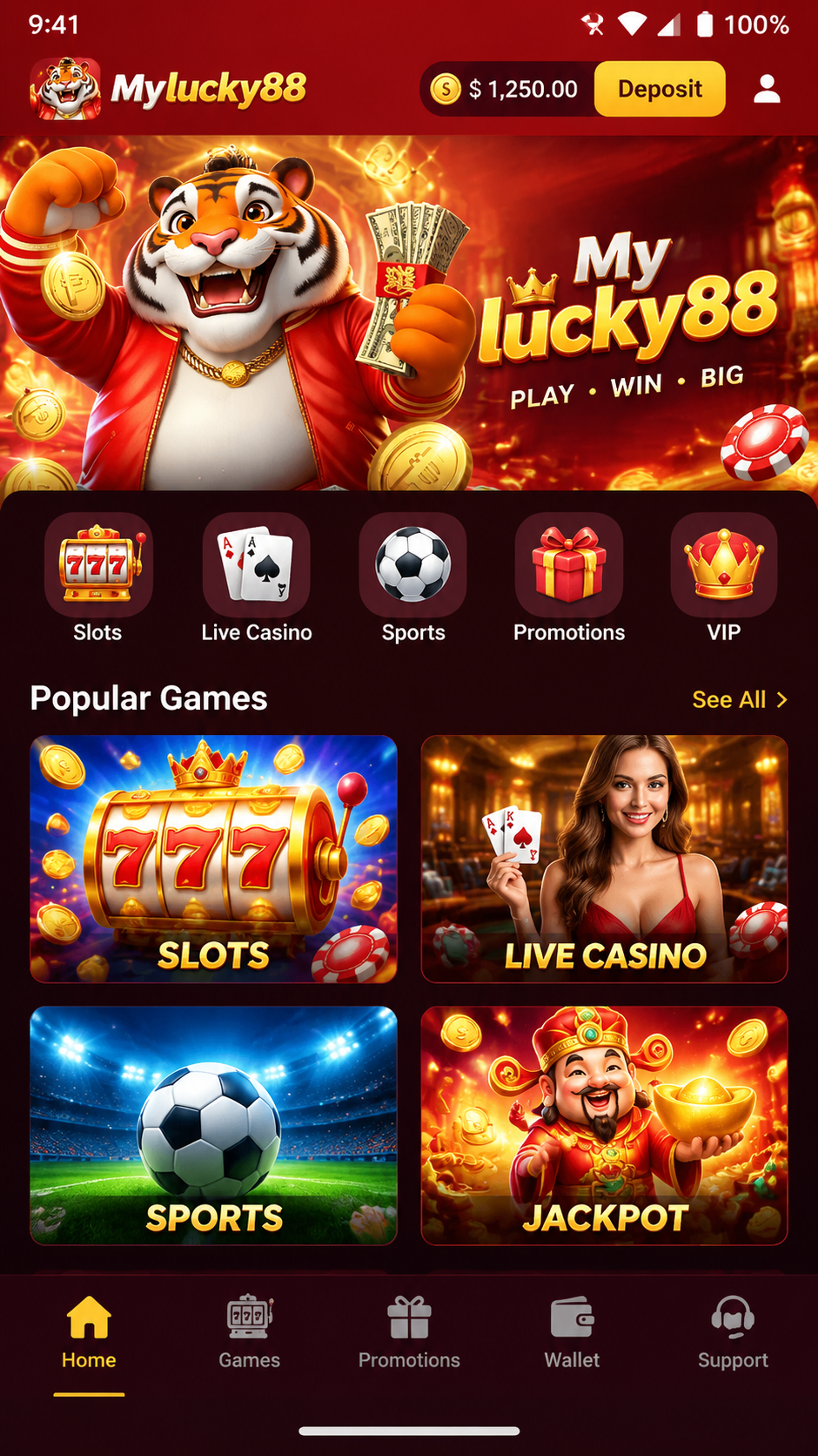 My lucky88 screenshot 1