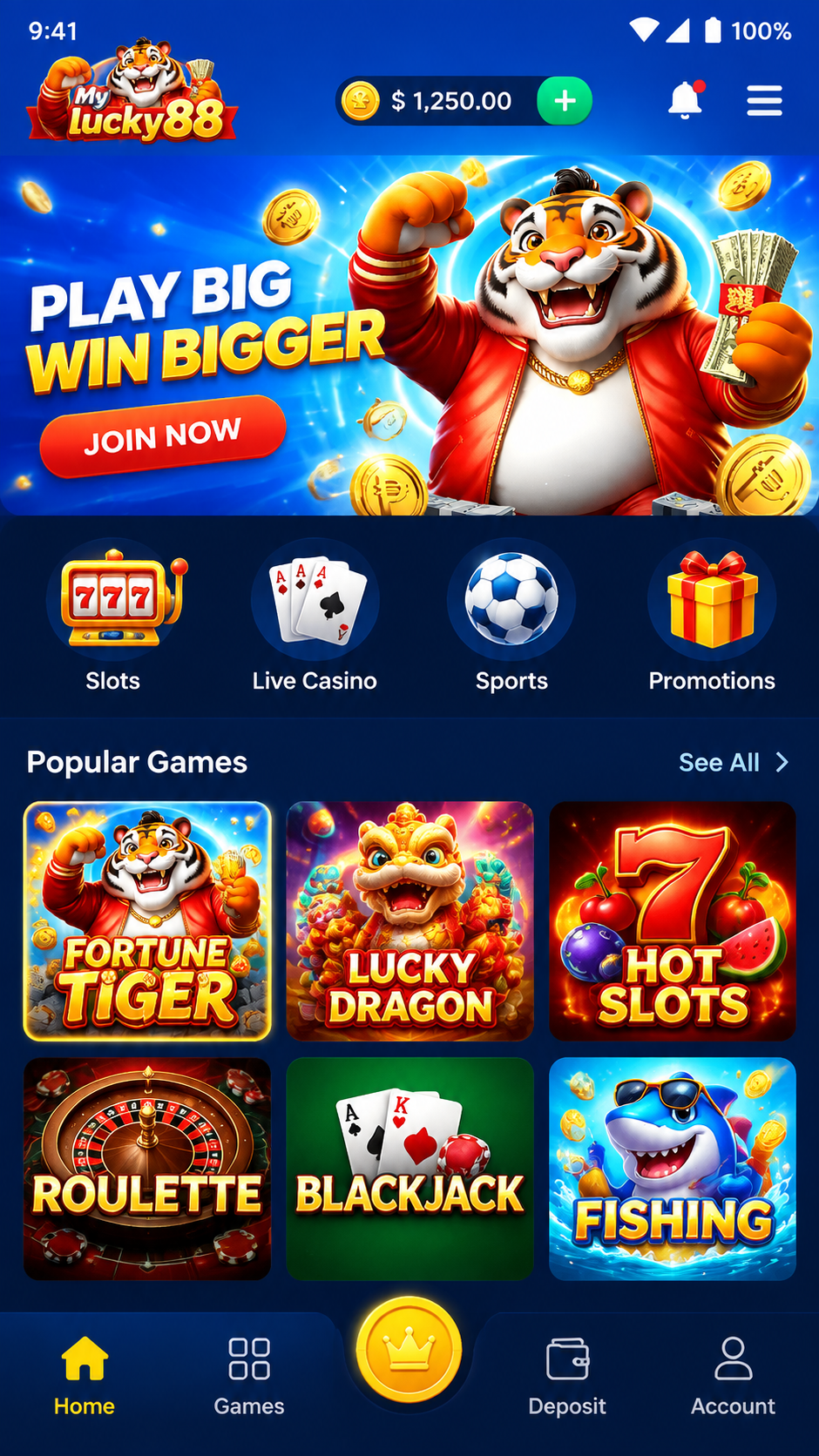 My lucky88 screenshot 2