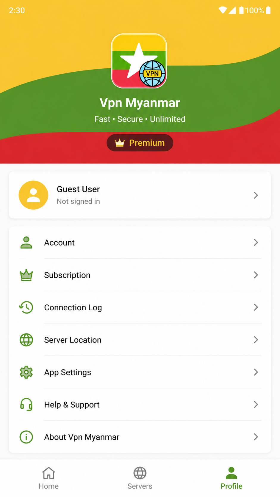 Vpn Myanmar screenshot 3