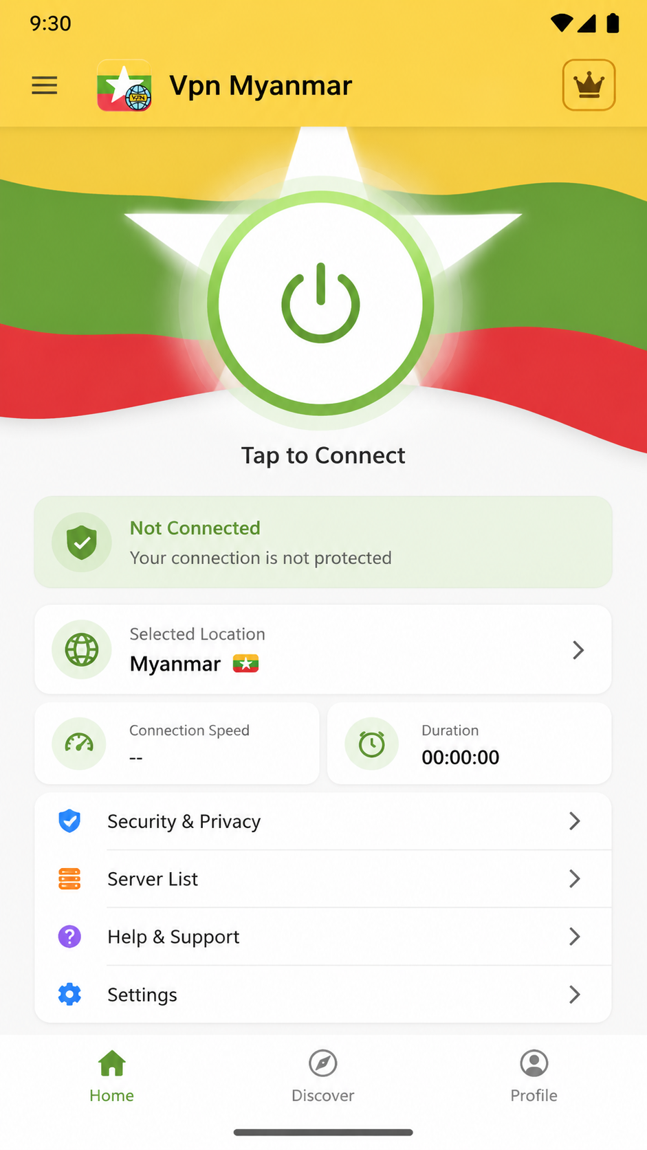 Vpn Myanmar screenshot 1