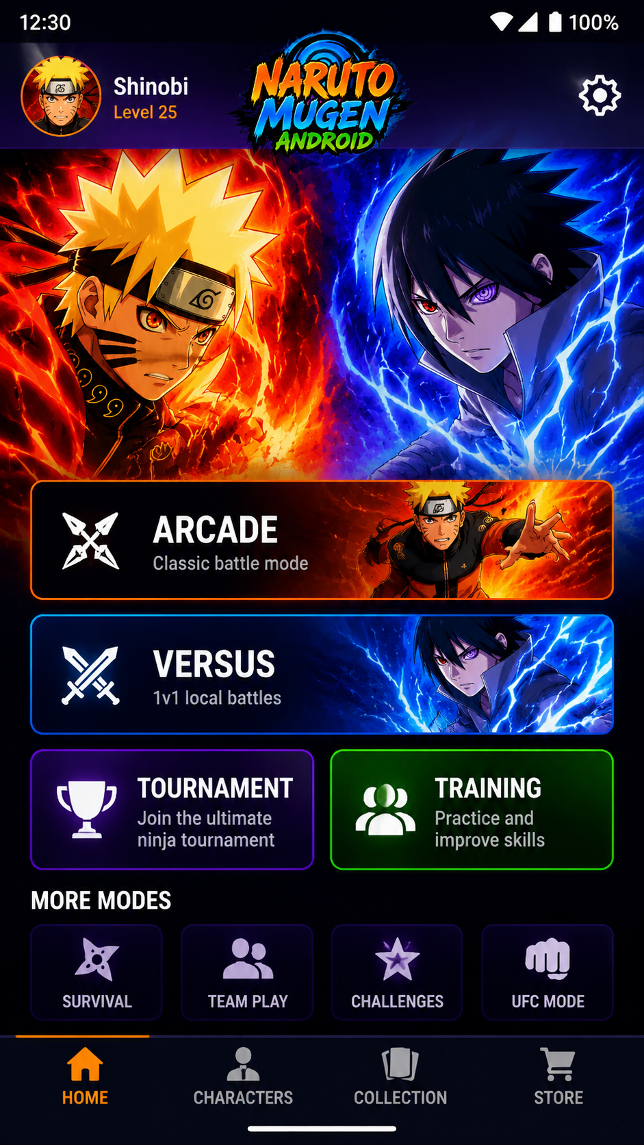 Naruto Mugen Android screenshot 1