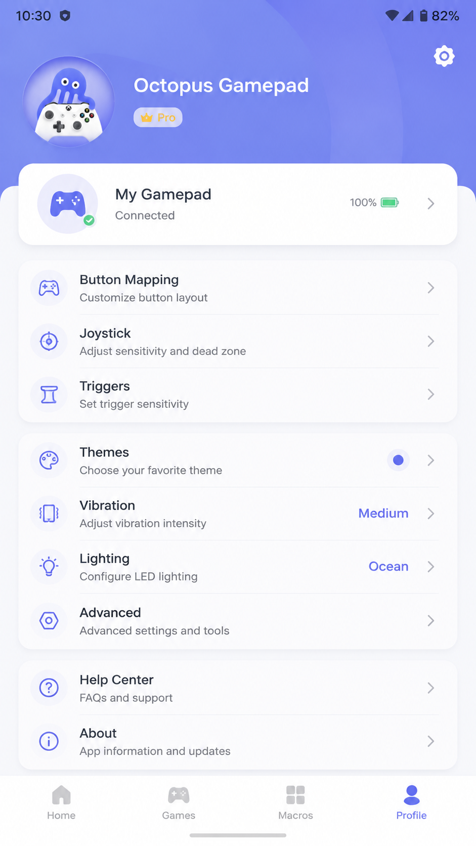 Octopus Gamepad screenshot 3