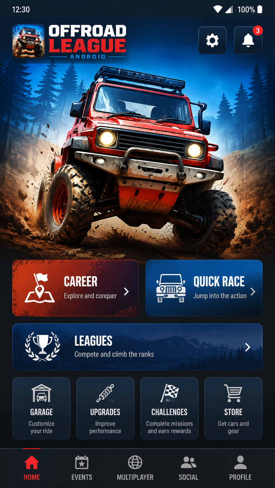 Offroad League Android screenshot 1