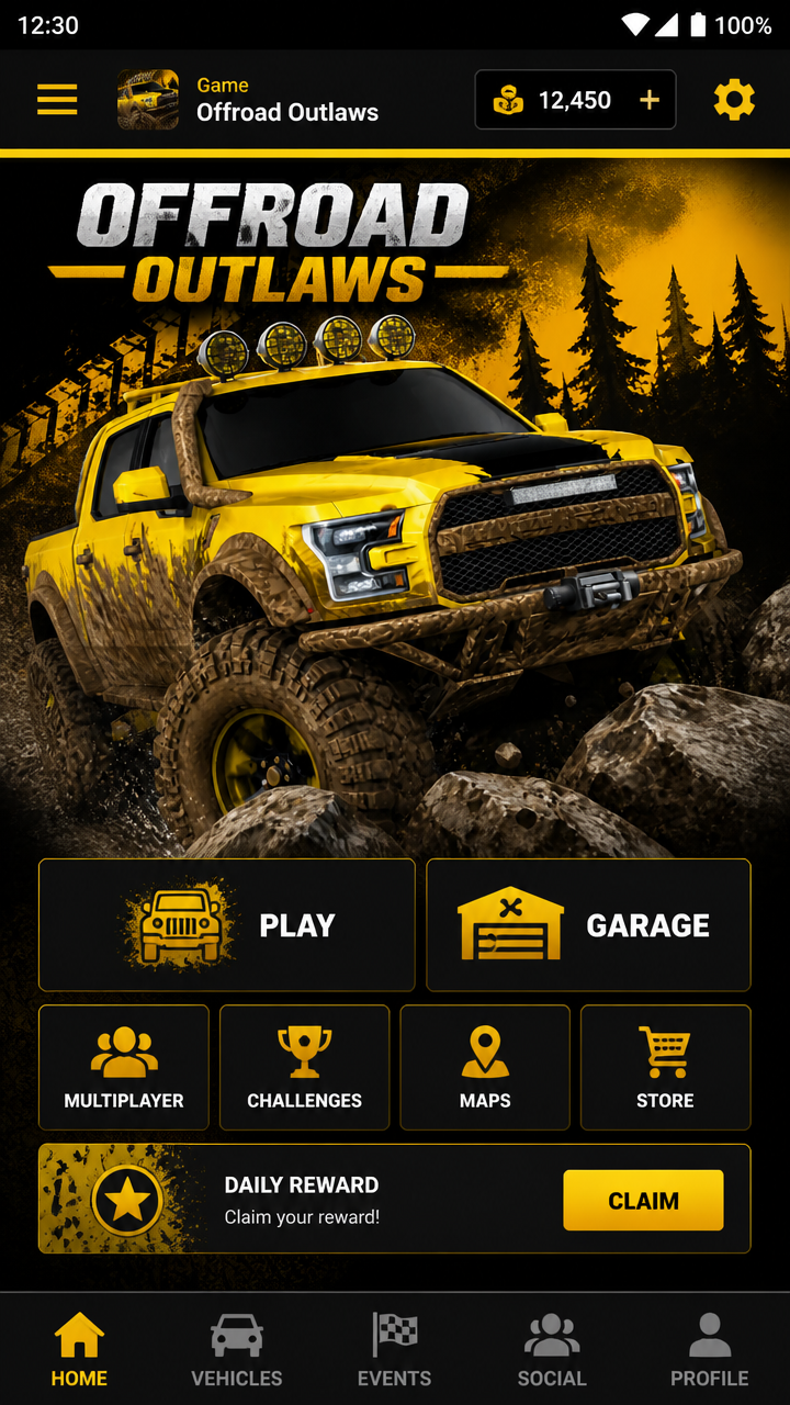 Game Offroad Outlaws screenshot 1