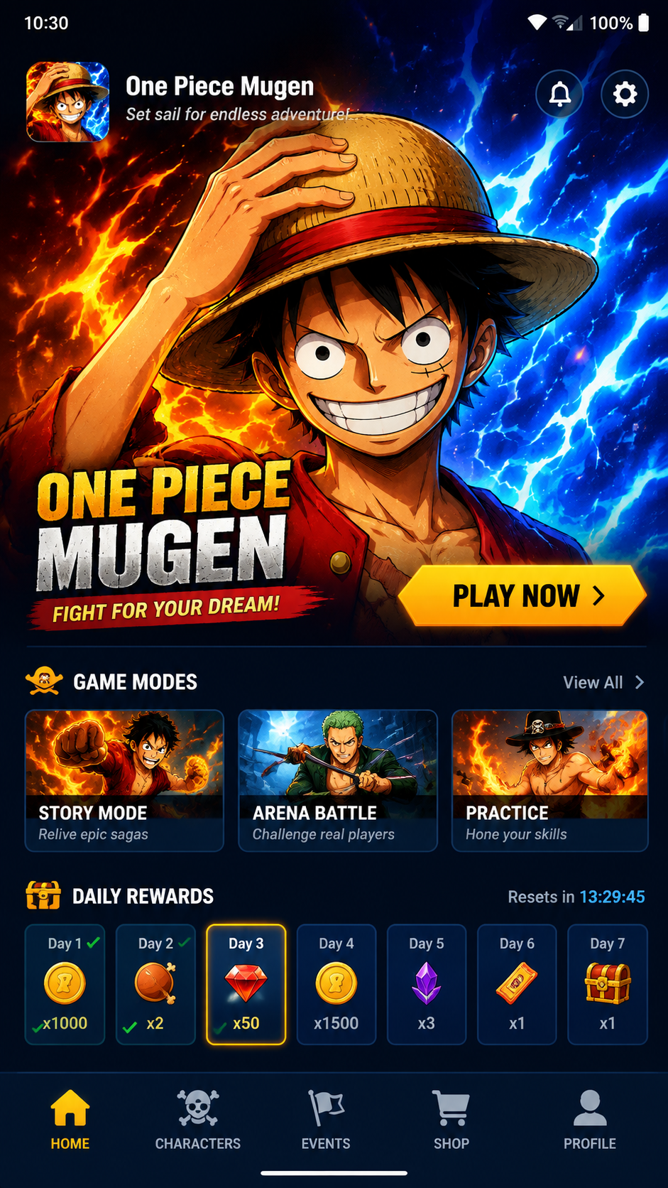 One Piece Mugen screenshot 1