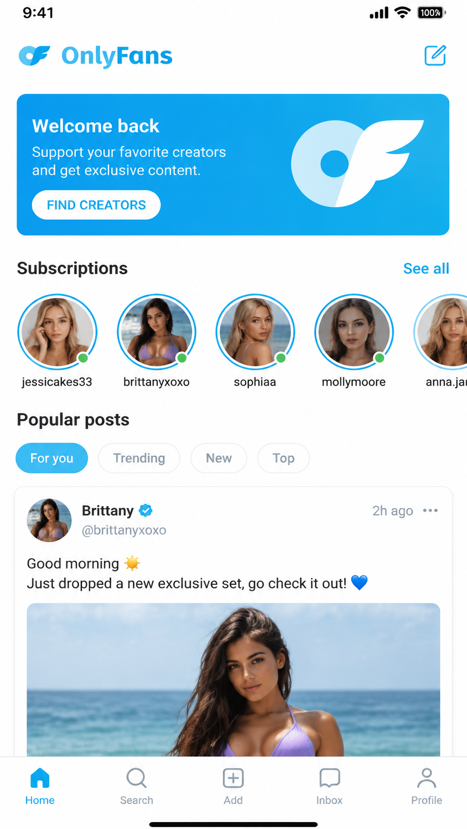 Onlyfans screenshot 1