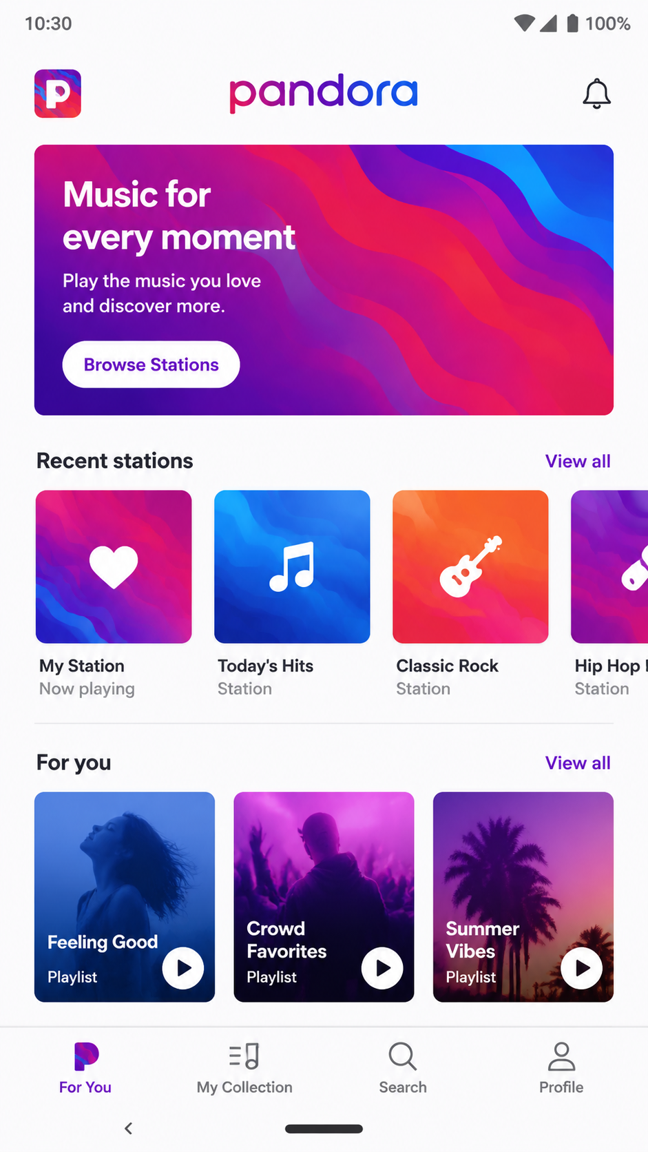 Pandora screenshot 1