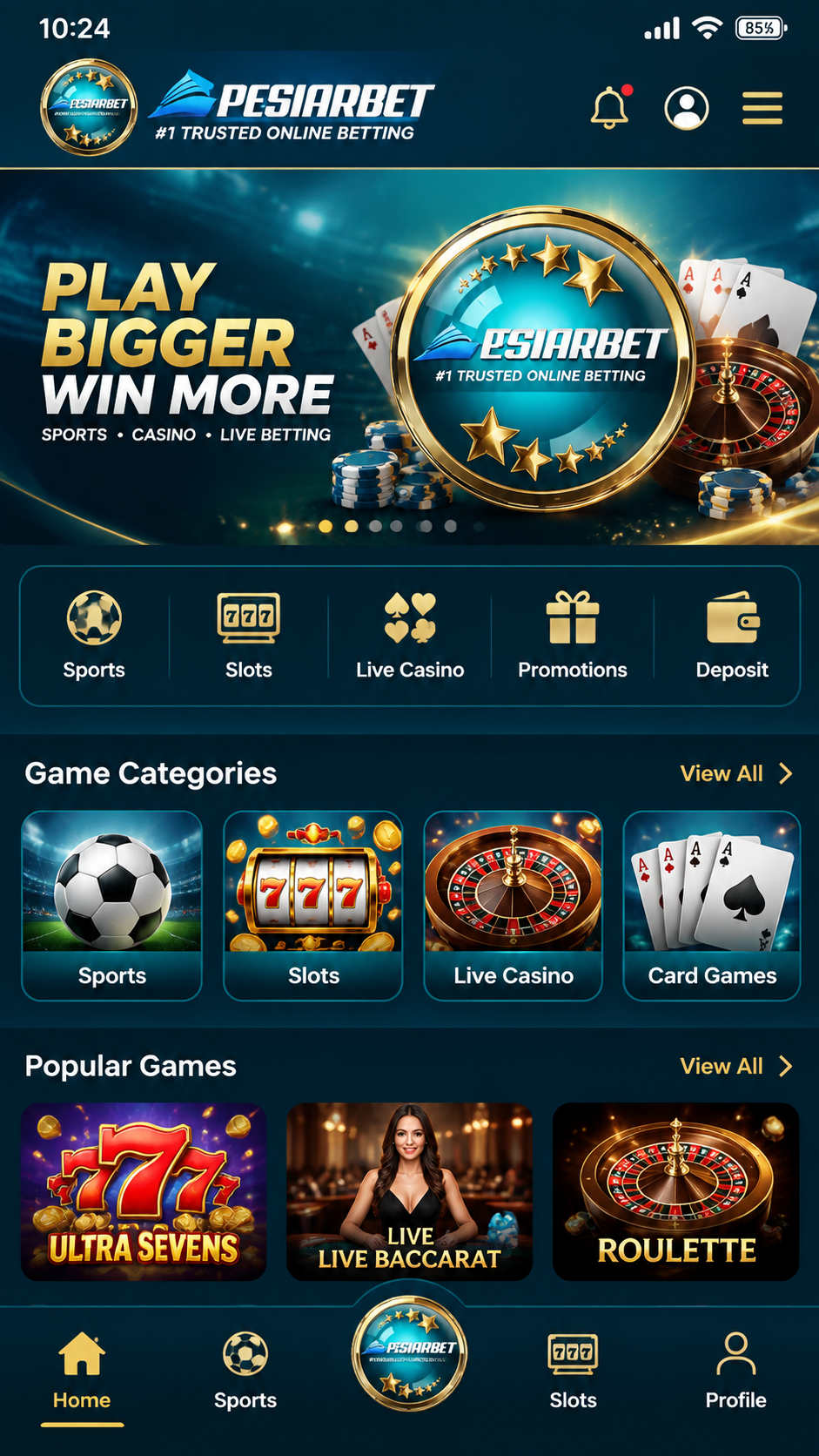 PESIARBET screenshot 1