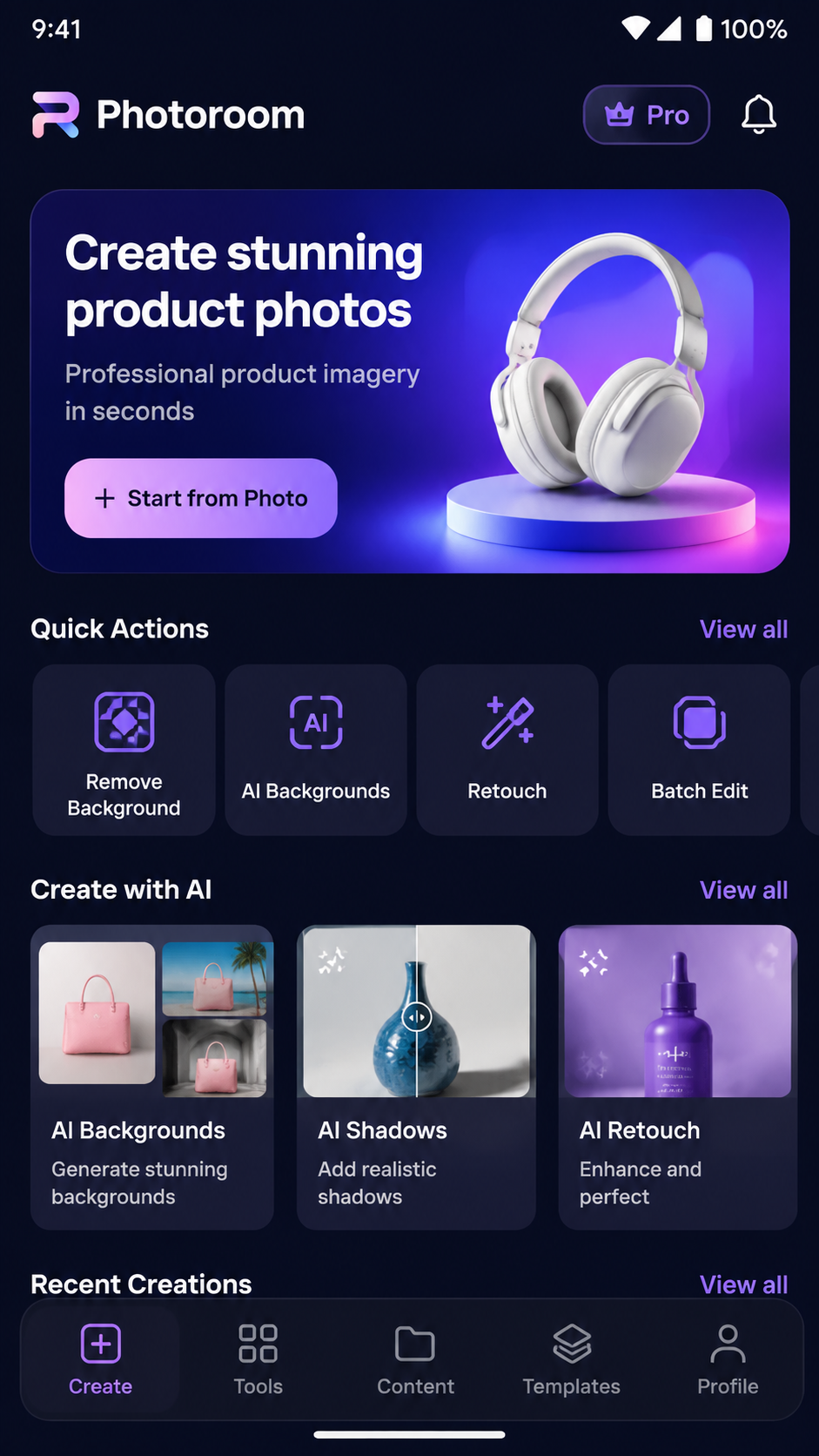 Photoroom screenshot 1