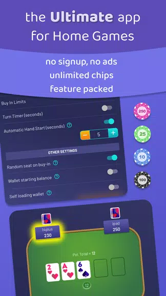 Poker 4 Friends: Chips of Fury screenshot 1