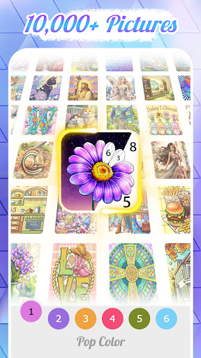 Pop Color - Paint by number screenshot 7