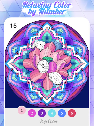 Pop Color - Paint by number screenshot 8