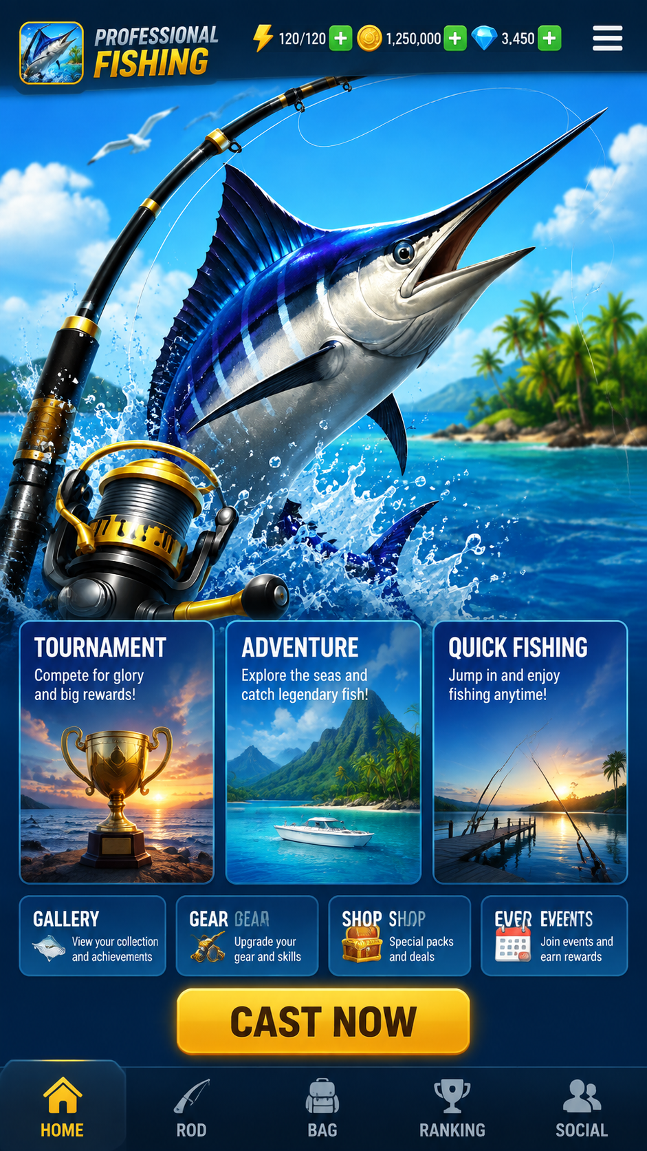Professional Fishing screenshot 2