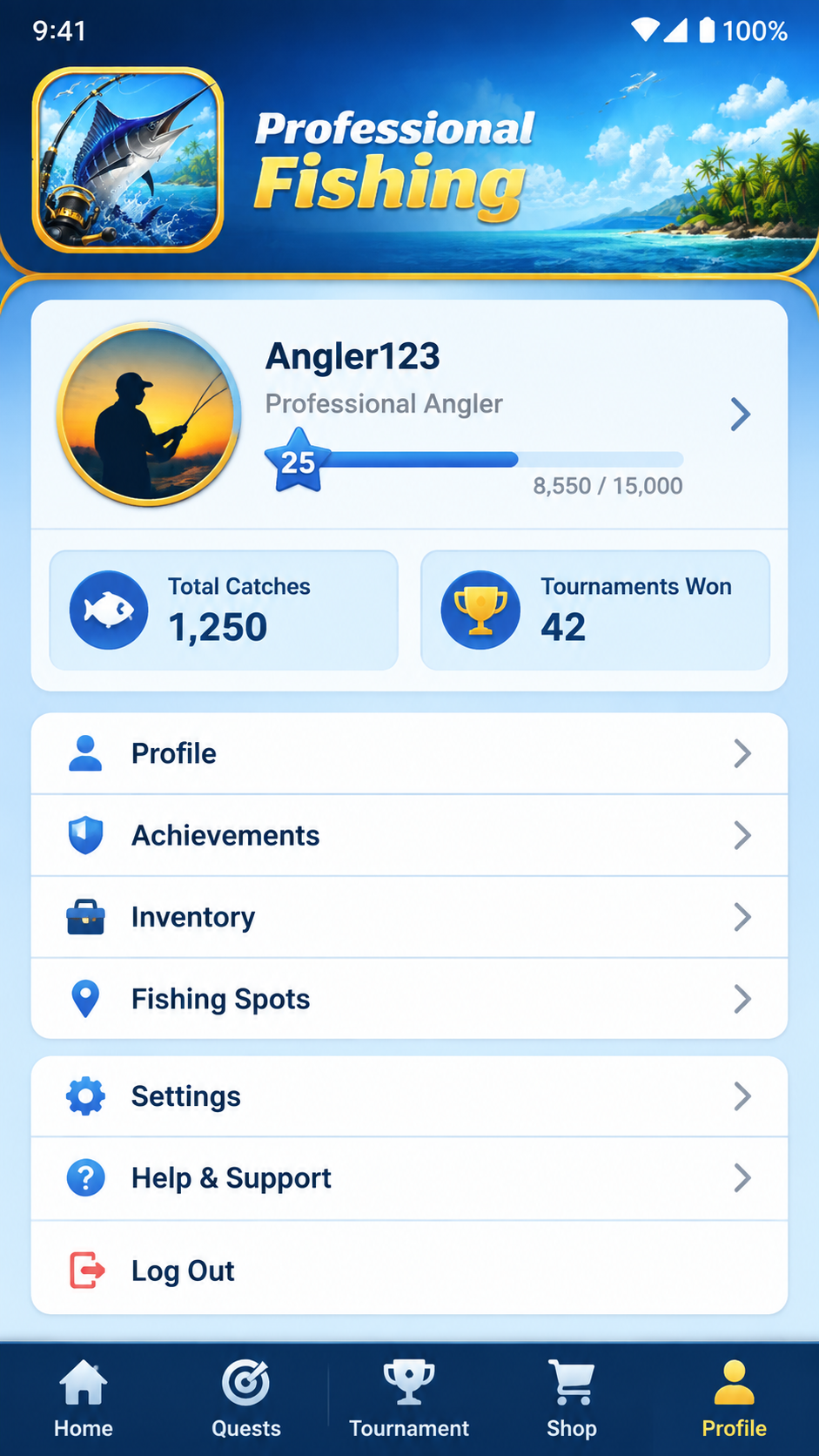 Professional Fishing screenshot 3