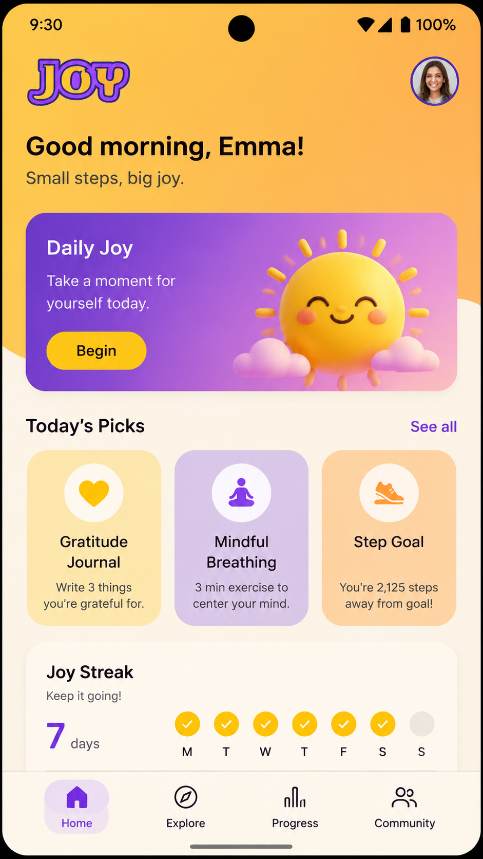Tangkapan layar Joy 1